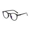 Ultra Light TR90 Glasses Frame Full Frame Glasses Frame with Myopic Rice Nail Style Retro Round Frame for Women with Power and Men's Trend
