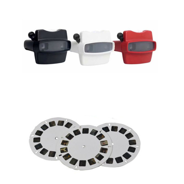 3D观景机厂家供应3d科教玩具放映机动物主题看图器复古玩具外贸