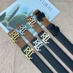 New letter R buckle men's belt casual simple versatile young college students fashion belt men's cross-border wholesale