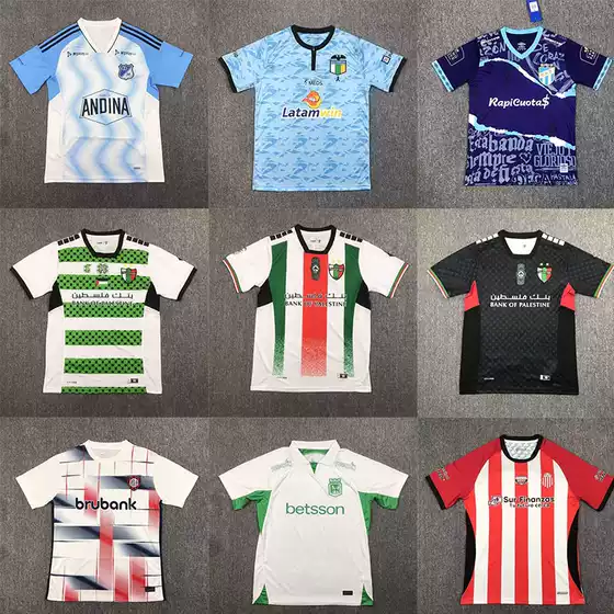 2425 Argentina Chile League Palestinian Home and Away Jerseys Carasco Underdog Football