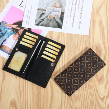 Ultra-thin card bag large capacity long card holder small card holder multi-card holder women's small and exquisite leather pu card holder wholesale
