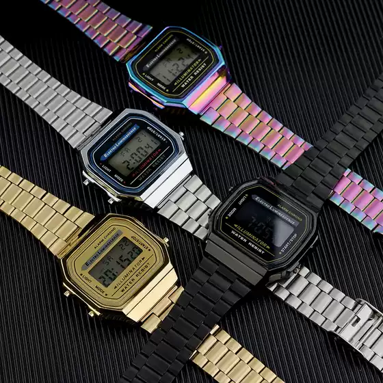 New electronic watch men's business touch screen electronic watch student fashion multifunctional waterproof watch a generation of hair