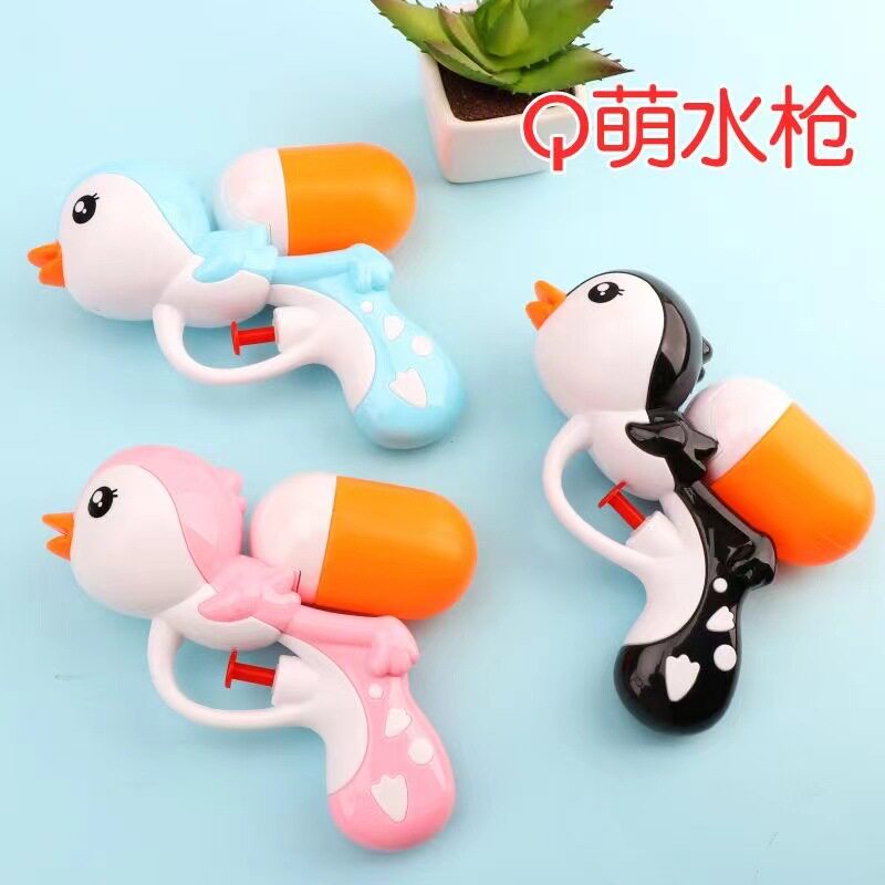 夏季儿童水枪跑男沙滩户外戏水大容量抽拉式迷你喷水枪打水仗玩具