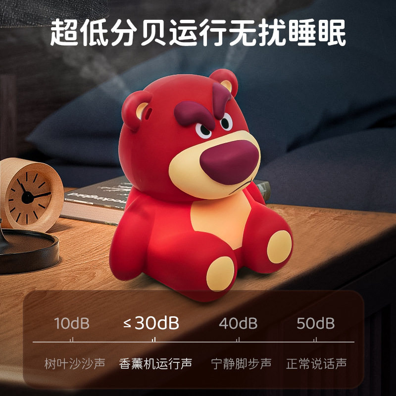 Disney Strawberry Bear Humidifier for Girlfriend and Best Friend, High-End Graduation Gift, Creative Moisturizing and Healing Spray for Home Use