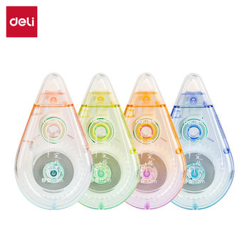 Deli High Color Value Gradient Mute Correction Tape 12 m 20 m 30 m 40 m Super Long Correction Tape Small Initial Use