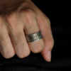 Chinese Style Auspicious Beast Gluttonous Pattern Ring Men's Aggressive Fashion Open Ring Retro Personalized Finger Ring