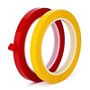 5S positioning tape color logo tape segmentation warning hotel kitchen 4D site management cable positioning tape