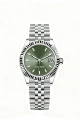 Silver green women's mechanical 31mm