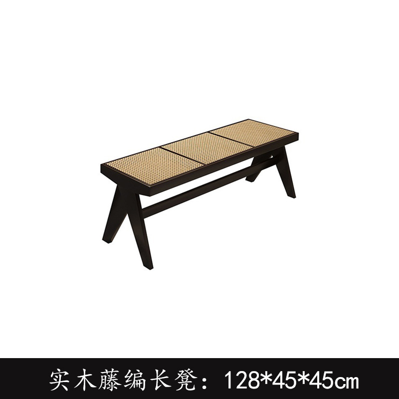 诚宏北欧实木餐桌组合家用小户型长桌餐厅长方形吃饭桌子民宿饭桌