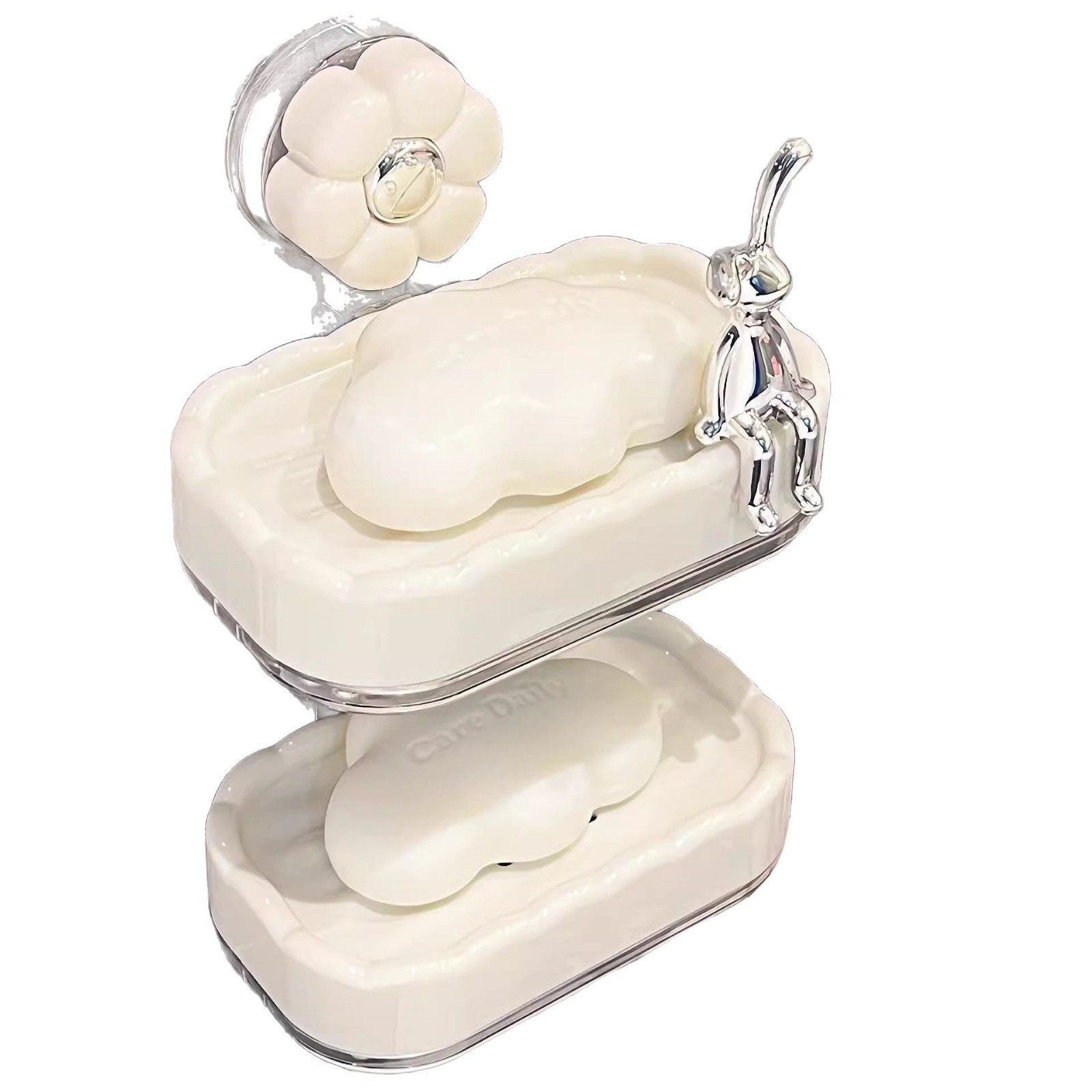 Mickey Soap Box 2025 New Punch-free Wall-mounted Advanced Light Luxury Toilet Various Artifact Soap Box