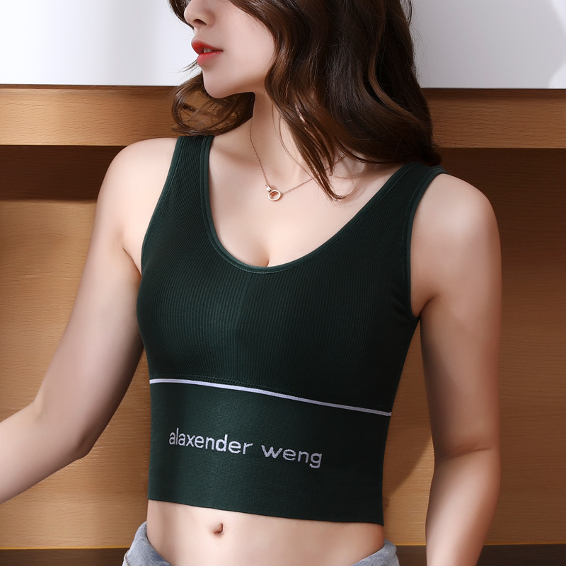 aw King U.S. Rear Plus Hypertrophy Code Elegant With Model Wrap Chest UType Motion Alphabet Rear Jogging Yoga Underwear Female  aw大王美背加肥大码泫雅同款裹胸U型运动字母背心跑步瑜伽内衣女 aw King U.S. Rear Plus Hypertrophy Code Elegant With Model Wrap Chest UType Motion Alphabet Rear Jogging Yoga Underwear Female 