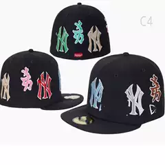 2024 Explosions City Fully Closed Flat Cap Lakers Non-adjustable Baseball Cap Travel Windproof Sunscreen Casual Cap