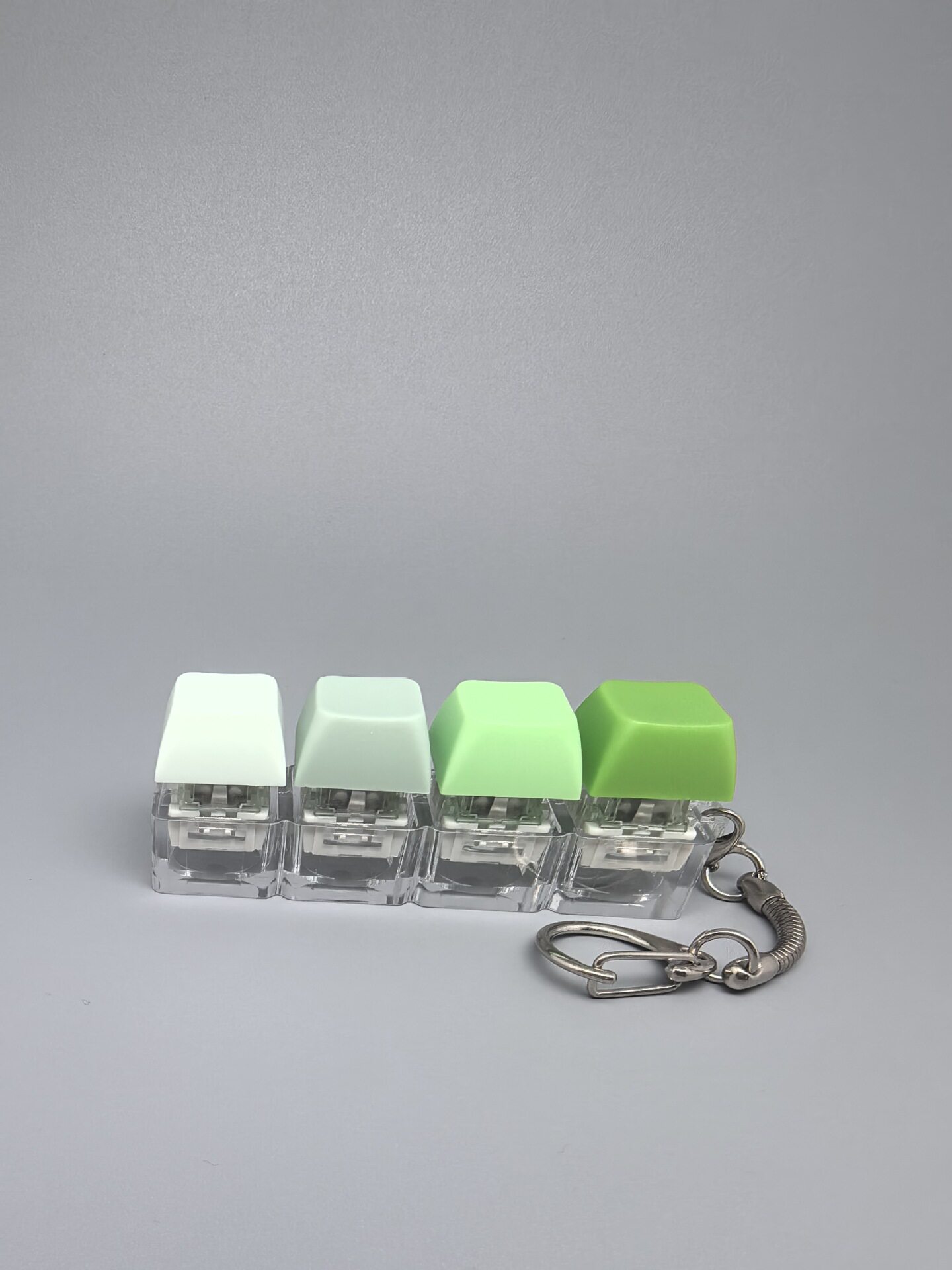 四键马卡龙按键解压玩具钥匙扣键盘办公摸鱼按键解压玩具跨境
