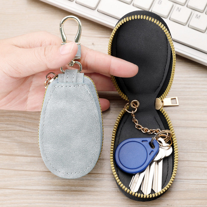 New Style Key Bag Men's and Women's Multifunctional New Style Mini Women's Bag Large Capacity Men's Home Zipper Car Keychain