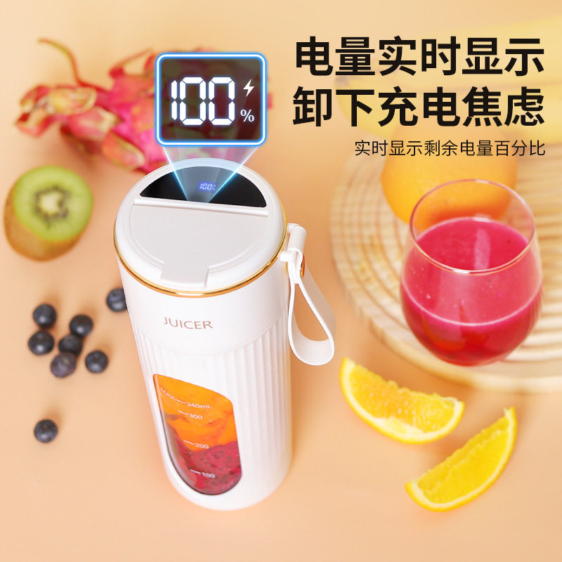 榨汁机家用小型便携式水果榨汁杯户外多功能usb接口电动果汁机