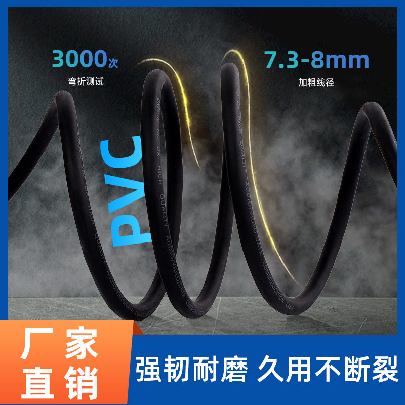 HDMI Cable 2.0 Version 4K High-Definition Cable Computer Monitor Connection Cable Projector Tv HDMI High-Definition Cable Cross-Border