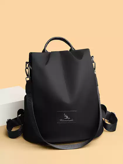 Classic Simple Anti-theft Backpack Korean Style Niche Women's Cross-border New Oxford Cloth Casual All-match Large Capacity Backpack