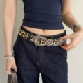 Ball bead leopard print