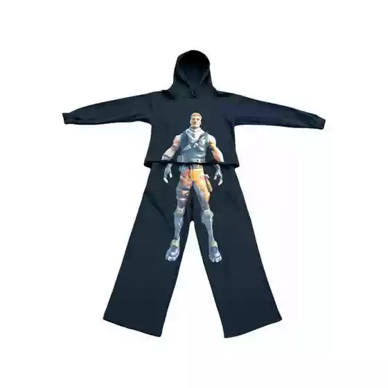 Autumn New Sweat Fashion Personality Street Style Printed Figure Men's and Women's Casual Hooded Sweat suit Top