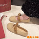 Popular Flat Bowknot Slip-On Shoes for Women, 2025 Autumn New Soft-Soled Mary Jane Shoes