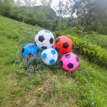 Extra Large Inflatable Football Extra Large Colorful Beach Ball Kindergarten School Sports Meeting Family Activity Shooting Props