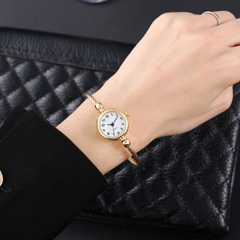 Watch for Girls, Korean Style, Simple, Ins-Style, Retro, Unique, Compact Bracelet Watch with Digital Dial, Bracelet, Exclusively for Cross-Border Sales