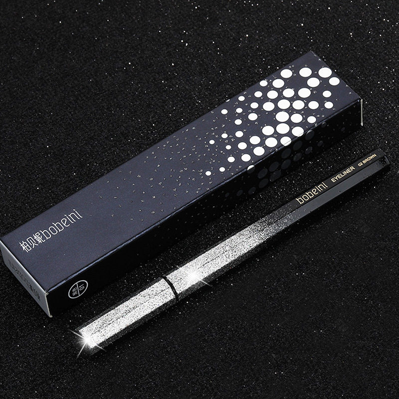 Star Eyeliner Non-blooming Waterproof Sweat-proof Women's Hard Head Thin Novice Beginner Eyeliner Pen Cross-border Hot Sale