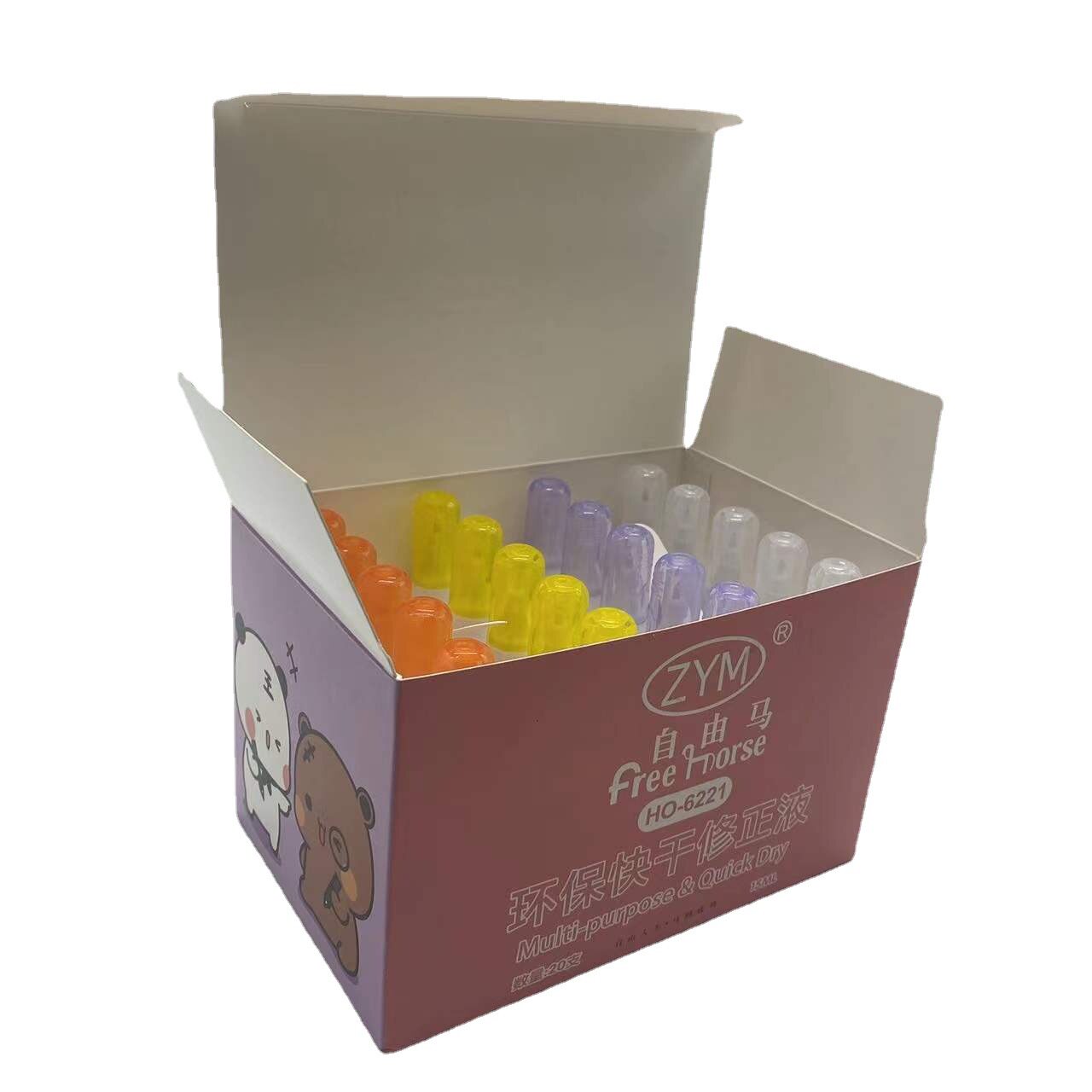 Correction fluid correction fluid 15ml student children's stationery quick-drying white office pen correction fluid 2 yuan department store wholesale