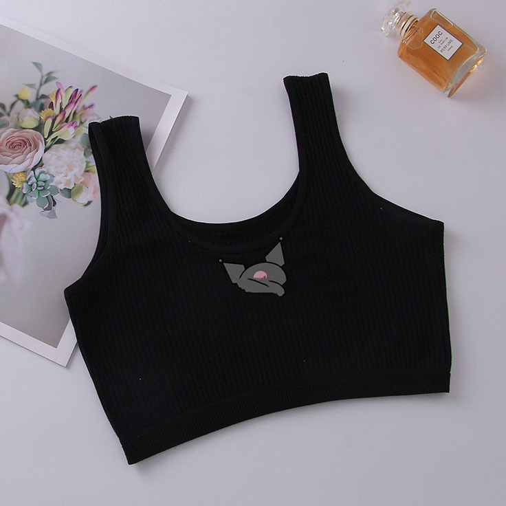 小学生可爱防凸点新款内衣第一阶段8-14岁小背心发育期女童12岁