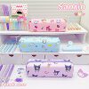 Cartoon Sanrio High-Looking Pencil Bag for Primary School Students Printed Large-Capacity Stationery Bag Cute Kuromi Girl Pencil Bag