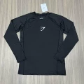 Shark skin tight-fitting long-sleeve black suit