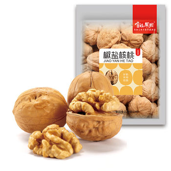 Snow Mountain Orchard Salt and Pepper Walnut 500g Xinjiang Thin-skinned Roasted Walnut Wholesale and Retail