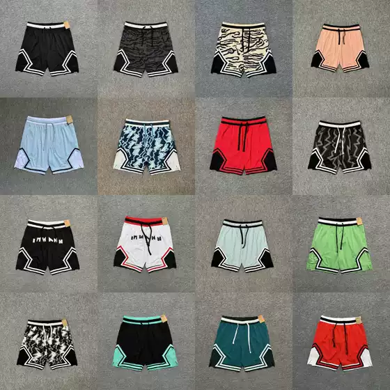 American Basketball Breathable Shorts Trendy Casual Loose Quarterly Trendy Brand Basketball Pants Running Fitness