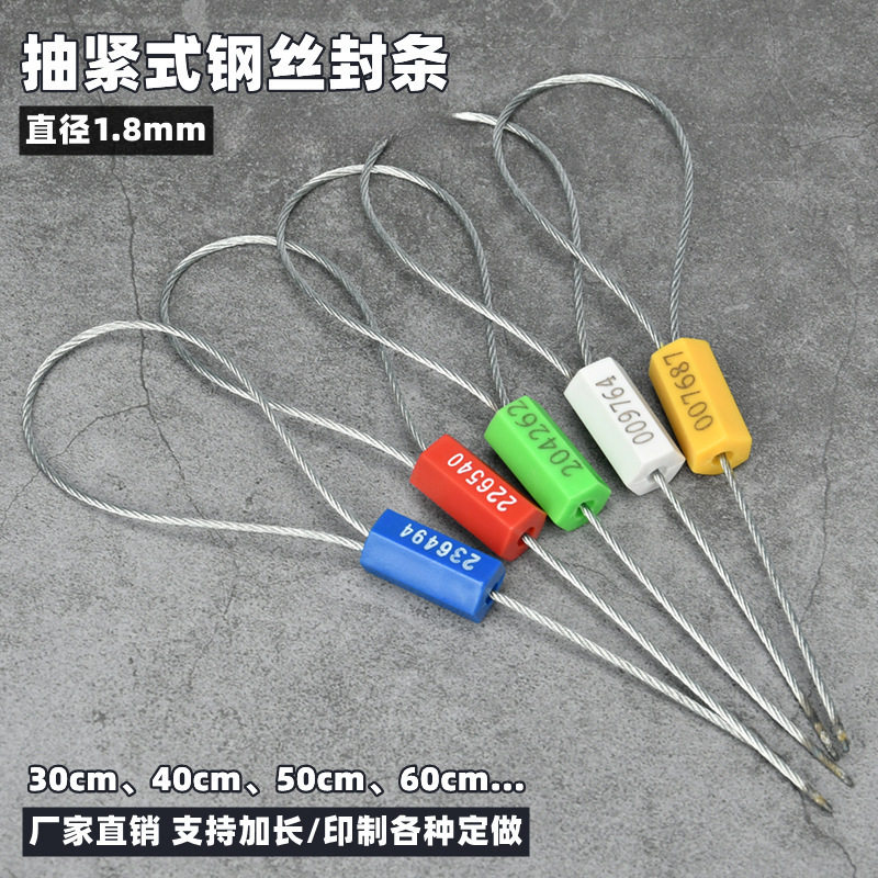Disposable Tightening Wire Seal Container Coal Tanker Truck Seal Anti-Theft Seal Container Lead Seal Tie