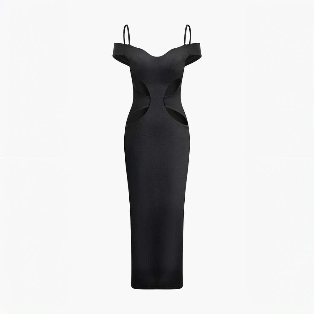 Elegant High Waisted Maxi Dress Spring Summer Collection Chic Design Perfect for Parties Wholesale Available