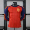 26-27 spain home long sleeve two stars