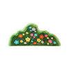 Green Flower Moss Flocking Tufted Living Room Carpet Children's Room Bedroom Grass Bedside Blanket Floor Mat Bay Window Mat