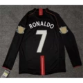 0708 manchester united away long sleeve customized no. 7 + premier league armband
