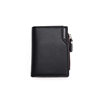 Cross-Border Supply 2023 Men's New Zipper Short Wallet with Multiple Card Slots, Fashionable Vertical Mini Snap Coin Purse