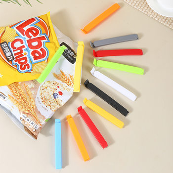 Food Sealing Clip, Moisture-Proof and Fresh-Keeping Clip, Tea Milk Powder Snack Food Bag Sealing Clip, Plastic Can Be Customized with Logo