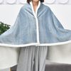 Casual Flannel Composite Lamb Velvet Shawl Blanket Office Lunch Break Blanket Thickeneded Warm Blanket Towel Quilt
