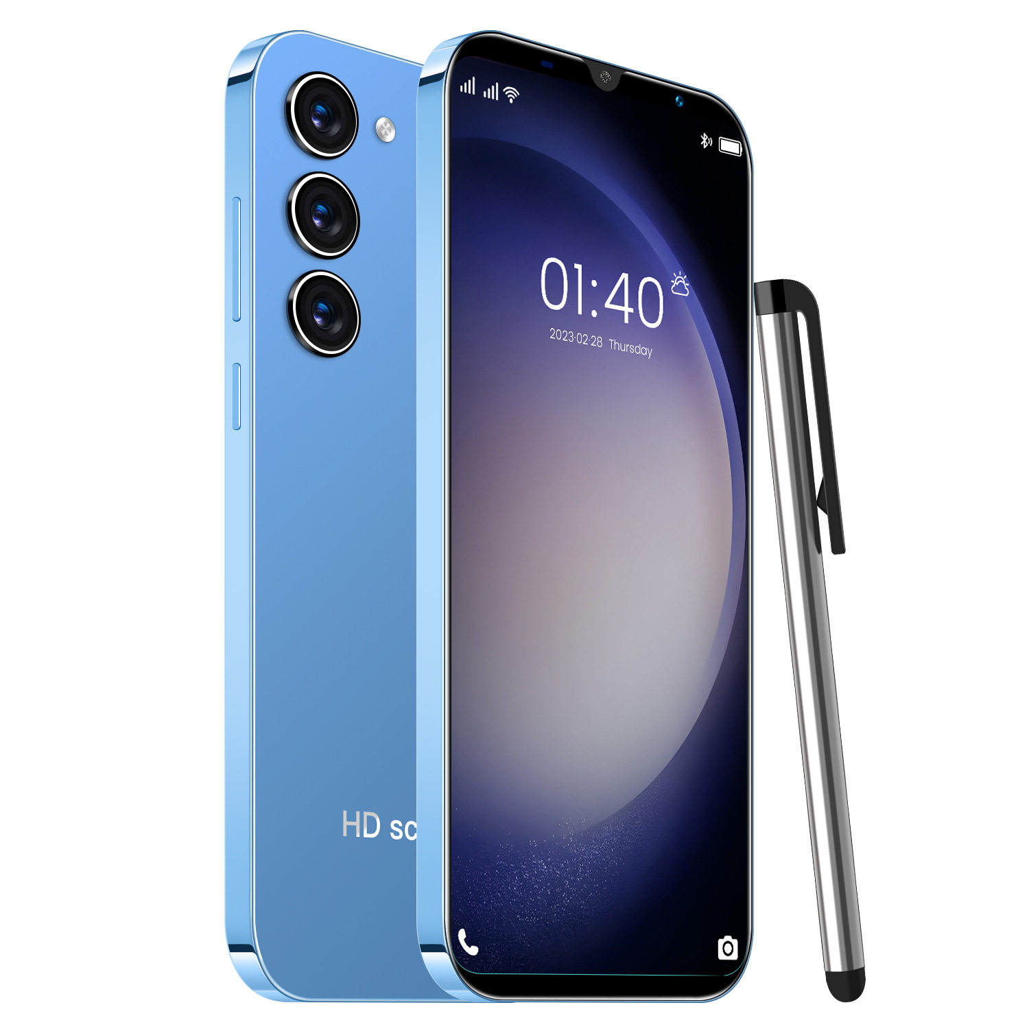 2023新款S23+跨境手机5.5寸16+512G智能安卓外贸手机源头厂家代发