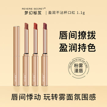 Han Yuanxi Small Silver Tube Lipstick Cross-Border Wholesale Matte Waterproof Sweat-Proof Easy to Apply Live Broadcast Hot Item Long-Lasting