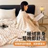 Cross-border Thickened Imitation Rabbit Fleece Blanket High Weight Flannel Warm Blanket Milk Fleece Blanket Nap Blanket Gift Blanket