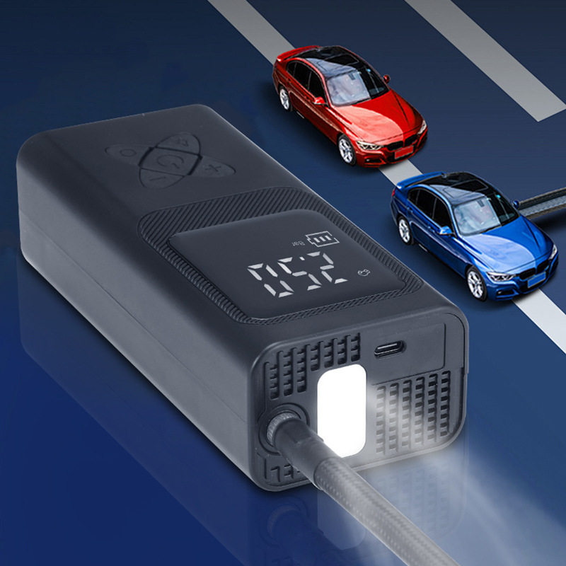 Car Air Pump, Portable Smart Wireless Digital Display Air Pump, Tire Emergency Air Pump, Rapid Inflation