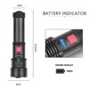 P50 bright flashlight super bright zoom long-range built-in USB charging portable outdoor riding lamp hand grip flashlight