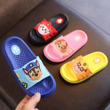 Wangwang children's slippers summer boys' baby slippers indoor non-slip Children's Home soft bottom Girls' Home shoes