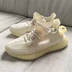 Putian Coconut Shoes 2024 Summer New 350V2 Flying Weave Breathable Men's and Women's Couple Shoes Popcorn Running Shoes Men