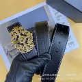 Black+crow heart gold buckle