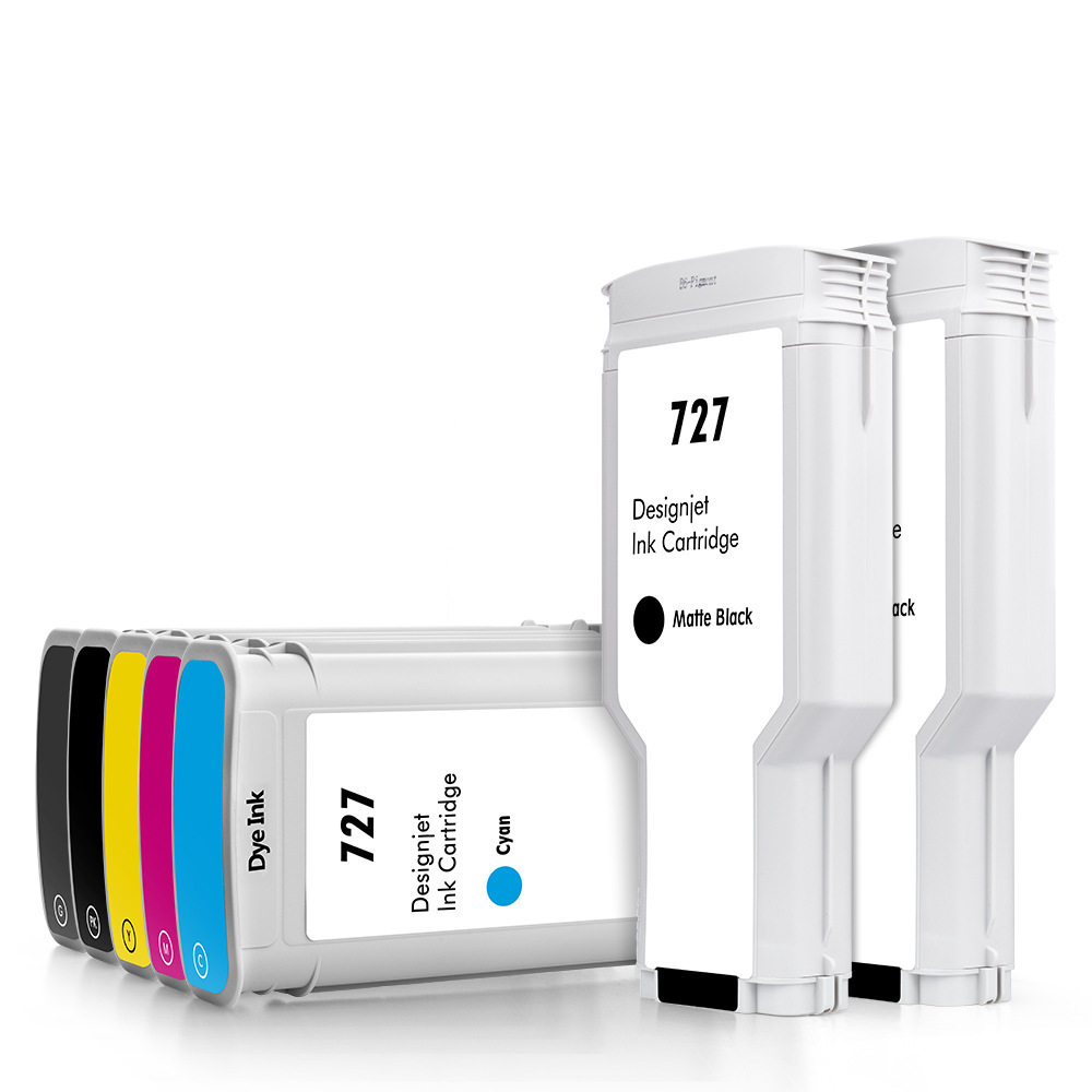 Applicable to hp727 ink cartridge compatible with T920 T1500 T2500T2530 large format plotter printer ink cartridge